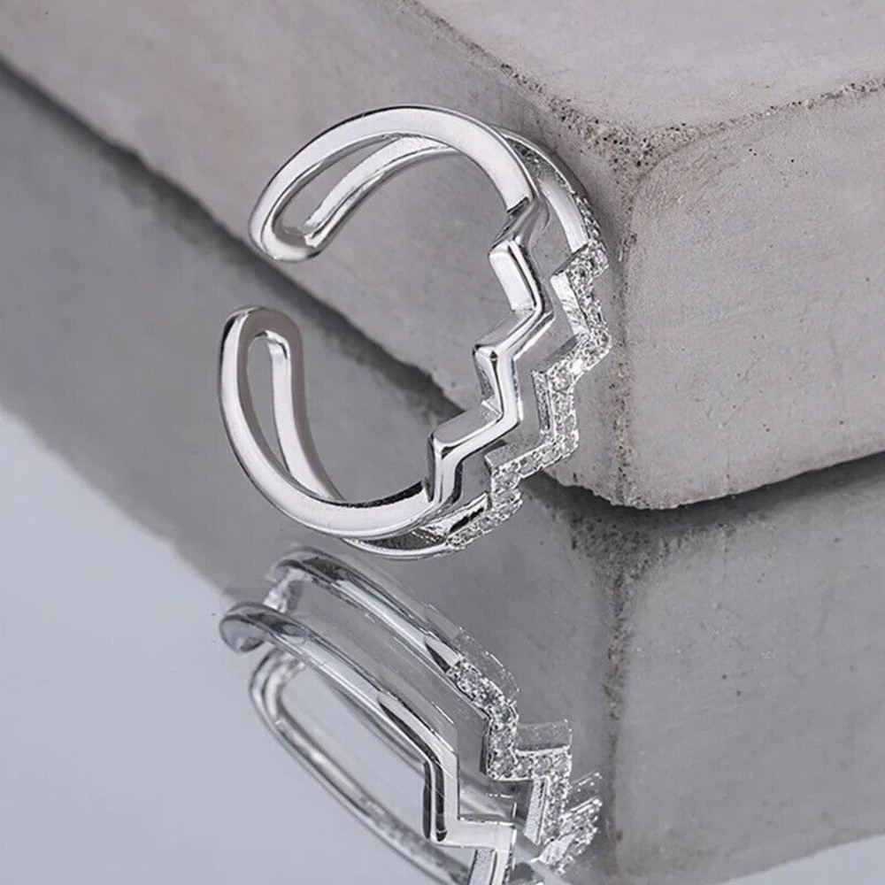Highs and Lows Inspirational Ring Adjustable Ups And Downs‎ Diabetes Dia-Bada$$